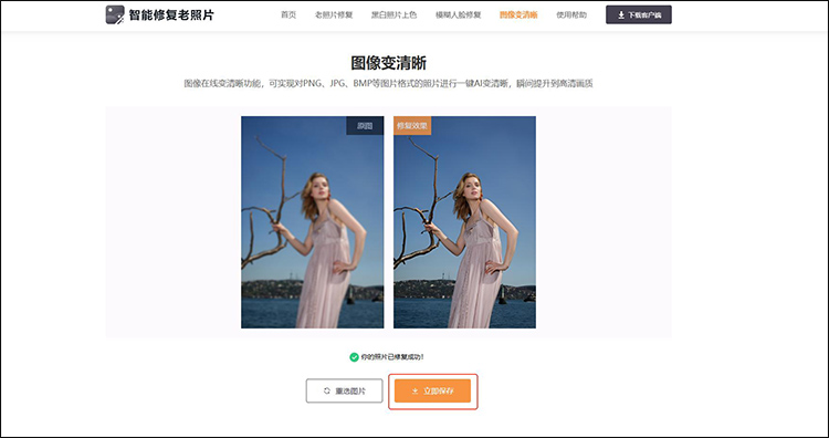 智能修复老照片步骤3